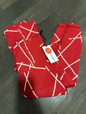 Vimmia Hatch Jaguar Jacquard Legging Red Size M NWT